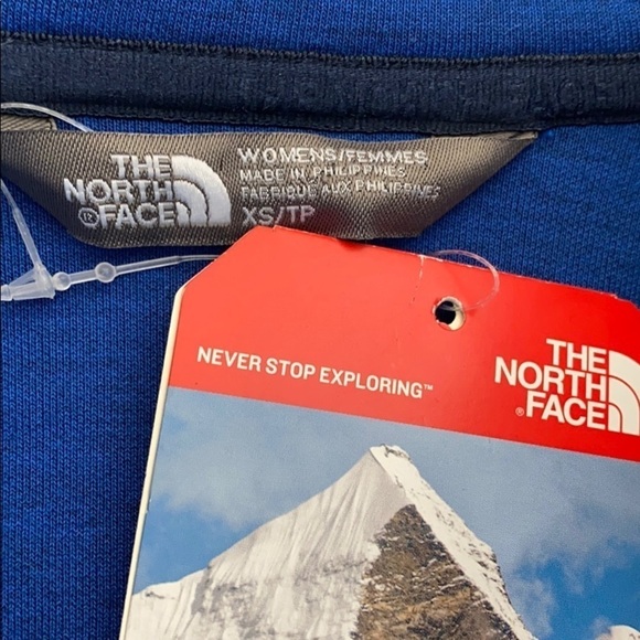 The North Face thermal 3D blue pullover XS NWT - Picture 7 of 11